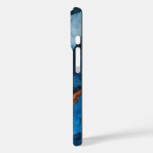 kubistischer Fisch Case-Mate iPhone Hülle (Rückseite / Links)