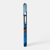 kubistischer Fisch iPhone 16 Hülle (Linke Seite)