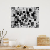 Kubistischer Traum Poster (Küche)