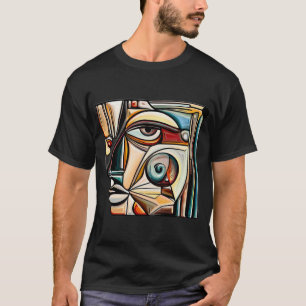 Kubistisches Ausdrucksmännchen - T-Shirt 2