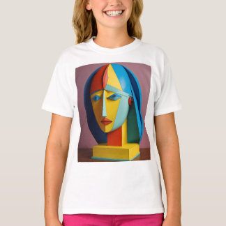 Kubistisches Kaleidoskop: Jährlicher 3D Picasso Ex T-Shirt