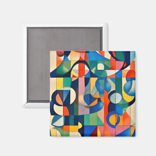 Kubistismus 26 magnet (Vorderseite/Rückseite)