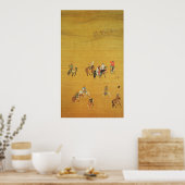 Kublai Khan Hunting, Yuan-Dynastie Poster (Küche)