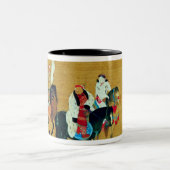 Kublai Khan Jagd, Yuan-Dynastie Zweifarbige Tasse (Mittel)