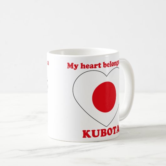 Kubota Kaffeetasse (VorderseiteRechts)