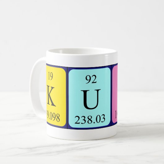 Kübra Periodenname Tasse (Vorderseite Links)
