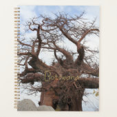 Kubu Island Baobab Tree Botswana Landschaft Planer (Vorderseite)
