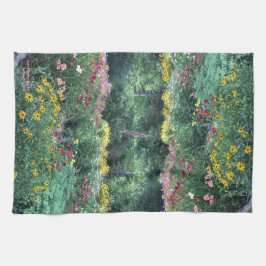 Küche 2018 des Spätsommer-Gartens Sandy u. Toms Geschirrtuch