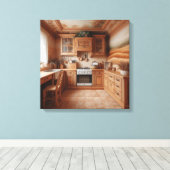 Küche 2 leinwanddruck (Insitu (Holzboden))