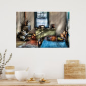 Küche - altmodische Küche Poster (Küche)