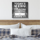 Küche Art Canvas Print Leinwanddruck (Insitu (Schlafzimmer))