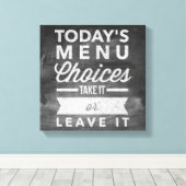 Küche Art Canvas Print Leinwanddruck (Insitu (Holzboden))