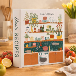 KÜCHE AUSSTATTEN Hochzeitsdusche INDIVIDUELL Süß 2,5 Cm Ordner