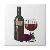 Küche Backsplash Fliesen-Cabernet-Sauvignon Wein Fliese (Vorderseite)