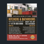 Küche & Badezimmer Design, Küche/Badezimmer Fitter Flyer<br><div class="desc">Küche & Badezimmer Design,  Küche/Bad Fitter Firma Werbung Flyer von der Business Card Store.</div>