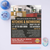 Küche & Badezimmer Design, Küche/Badezimmer Fitter Flyer (Einzeln)