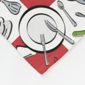 Küche bearbeitet Karo Fleecedecke (Ecke)