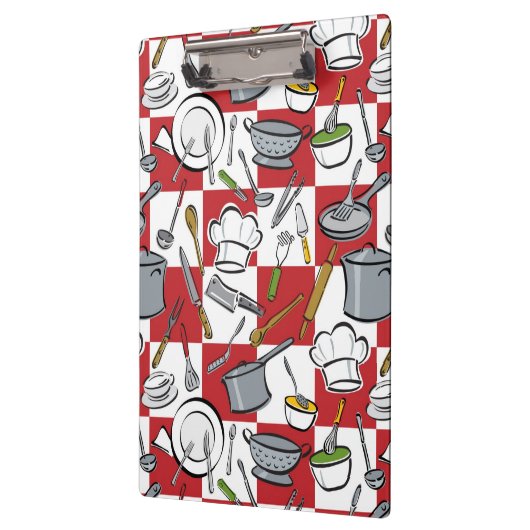 Küche bearbeitet Karo Klemmbrett (Links)