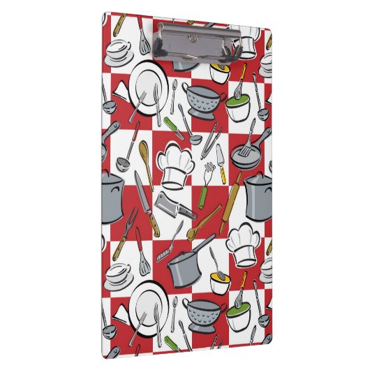 Küche bearbeitet Karo Klemmbrett (Rechts)