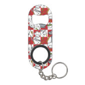 Küche bearbeitet Karo Mini Flaschenöffner (Rückseite)