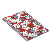 Küche bearbeitet Karo Notizblock (Rechte Seite)