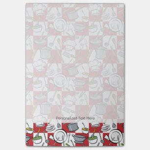 Küche bearbeitet Karo Post-it Klebezettel