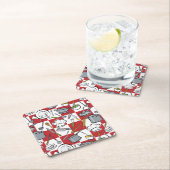 Küche bearbeitet Karo Rechteckiger Pappuntersetzer (Vor Ort)