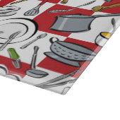 Küche bearbeitet Karo Schneidebrett (Ecke)