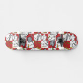 Küche bearbeitet Karo Skateboard (Horizontal)