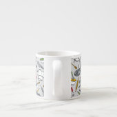 Küche bearbeitet Muster Espressotasse (Rückseite)