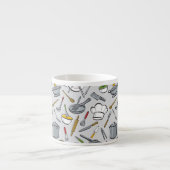 Küche bearbeitet Muster Espressotasse (Vorderseite)