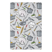 Küche bearbeitet Muster Mini Klemmbrett (Rückseite)