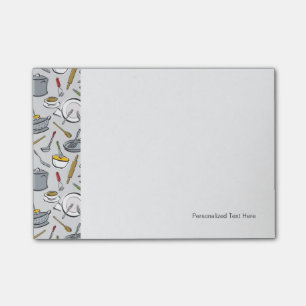 Küche bearbeitet Muster Post-it Klebezettel