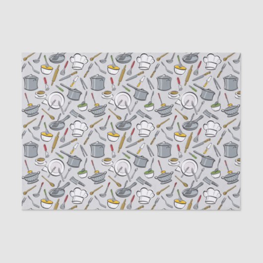 Küche bearbeitet Muster Seidenpapier (Vorderseite)