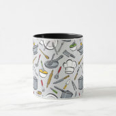 Küche bearbeitet Muster Tasse (Zentrum)