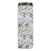 Küche bearbeitet Muster Thermosbecher (Rückseite)