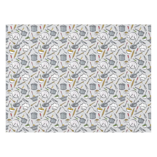 Küche bearbeitet Muster Tischdecke (Vorderseite (Horizontal))