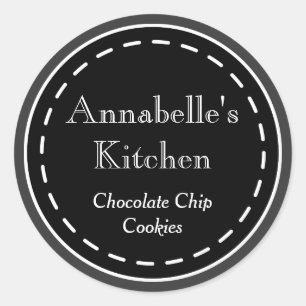 Küche Benutzerdefinierte Tafel Geschenkanhänger Au Runder Aufkleber