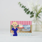 Küche / Caterer Visitenkarte (Stehend Vorderseite)