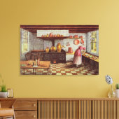 Küche des Hotels St.Lucas Leinwanddruck (Insitu (Wohnzimmer))