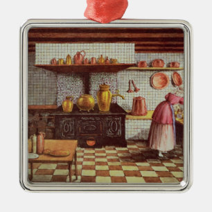 Küche des Hotels St.Lucas Ornament Aus Metall