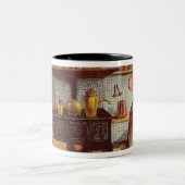 Küche des Hotels St.Lucas Zweifarbige Tasse (Mittel)