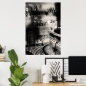 Küche - Eine alte Küche Poster (Heimbüro)