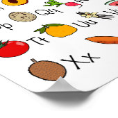 Küche Essen A bis Z Poster (Ecke)