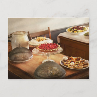 Küche - Essen - Der Nachtisch-Kurs Postkarte