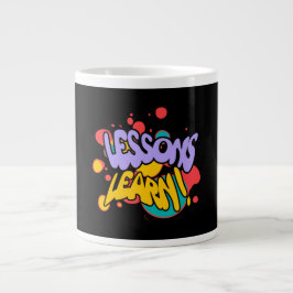 KÜCHE FARBSPLATTER LEKTIONEN GELERNT TASSE