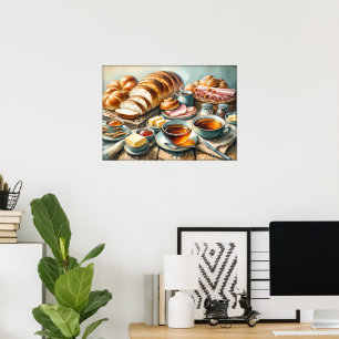 Küche für lustige Lebensmittel-Liebhaber Poster