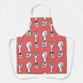 Küche Gabel und Löffel Schürze (Vorderseite)