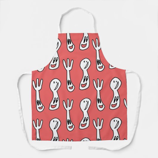 Küche Gabel und Löffel Schürze (Vorderseite)