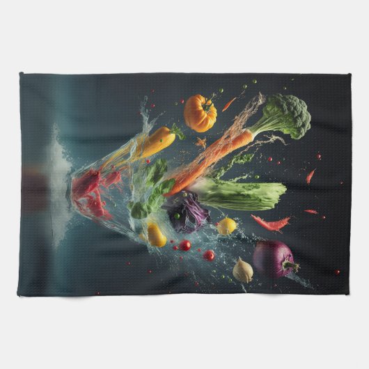 Küche Gemüse Geschirrtuch (Horizontal)